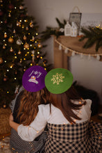 Učitajte sliku u preglednik galerije, Jednobojne beretke sa vezom - winter magic -lamaryfashion