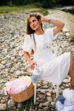 Učitajte sliku u preglednik galerije, Letnje jednobojne haljine sa vezom | La Mary Fashion Srbija

